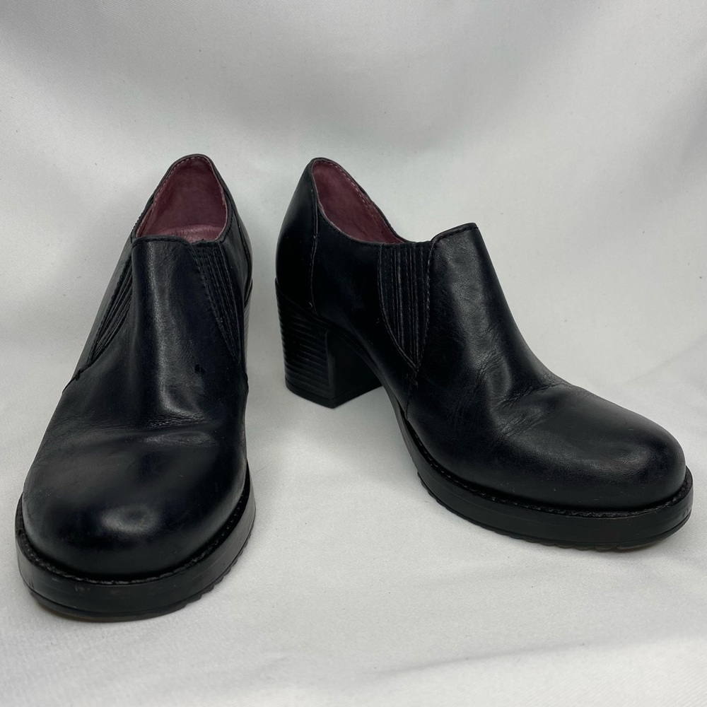 Dansko Women's Black Adrienne Antiqued Calf Bootie
